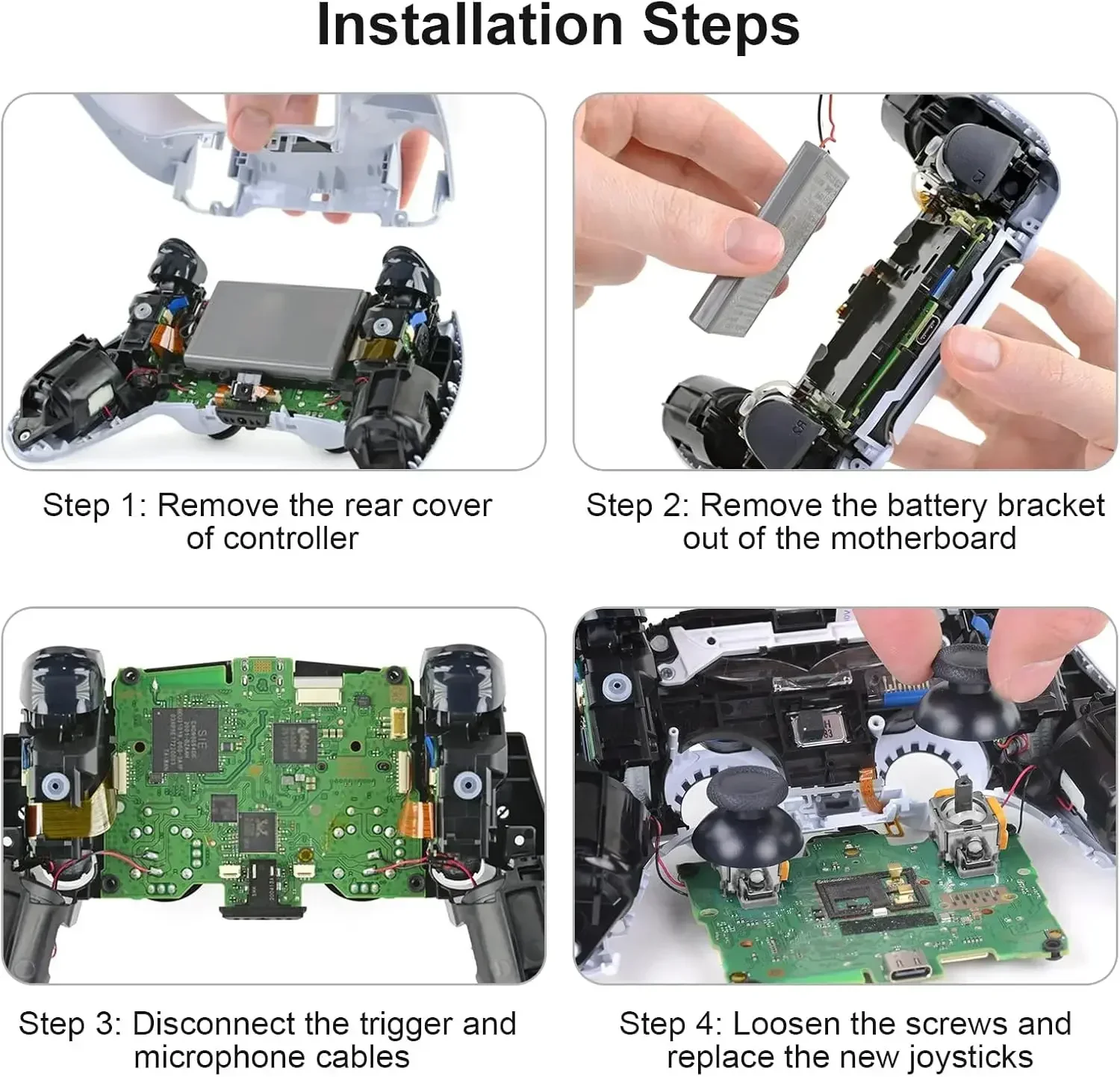 Joystick Hall para PS4/PS5/Switch Pro/XBox, Joystick electromagnético Hall, consola de juegos de 10 millones de vida, sin mango de deriva, balancín Hall - imagen 5