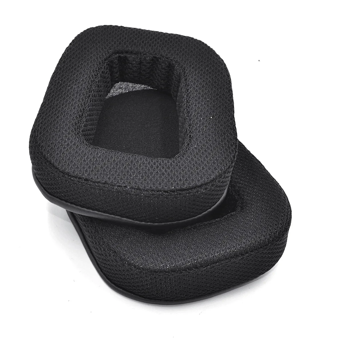 Almohadillas para auriculares Logitech G633 G933, funda de esponja de cojín, funda protectora de malla de cuero transpirable para los oídos - imagen 5
