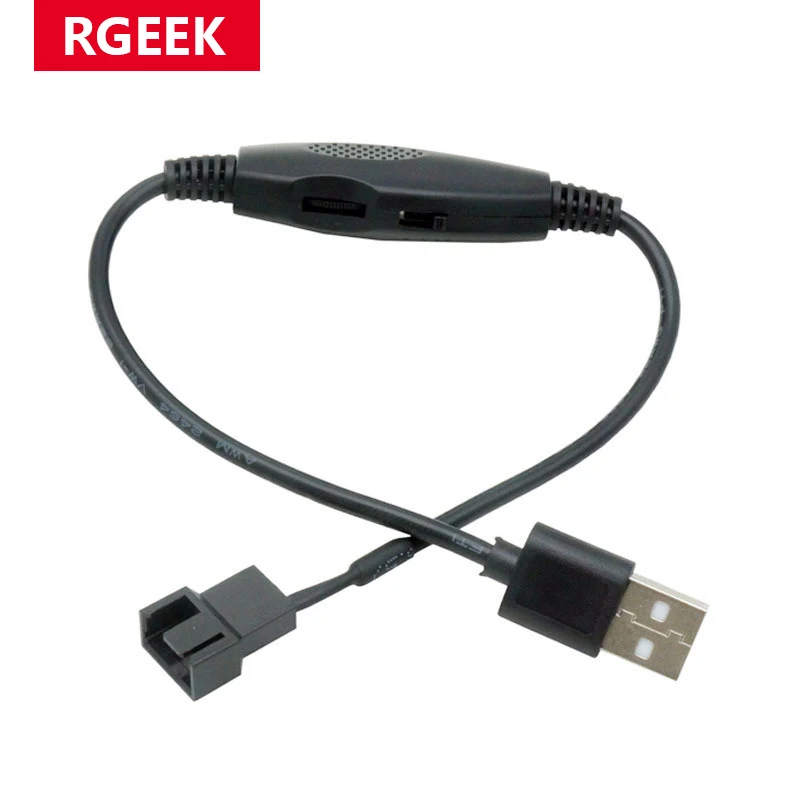 USB a 4 pines PWM 5V ventilador con funda USB USB a 4 pines adaptador de ventilador Cable conector adaptador de corriente reemplazo de Cable