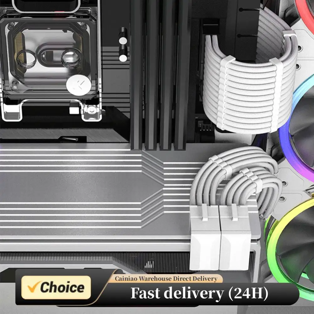 Adaptador de fuente de alimentación de 180 grados y 8 pines, accesorios para ordenador de escritorio, adaptador hembra de 8 pines en forma de U a macho de 8 pines para tarjeta gráfica