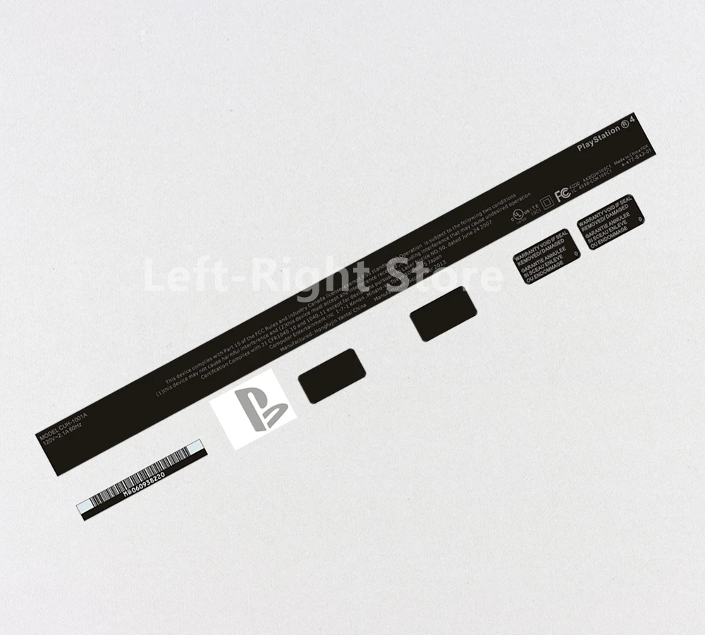 5 Juegos de etiquetas adhesivas de sello de Host de repuesto para Sony Playstation 4 CUH-1001A 1000 1100 1200 - imagen 3