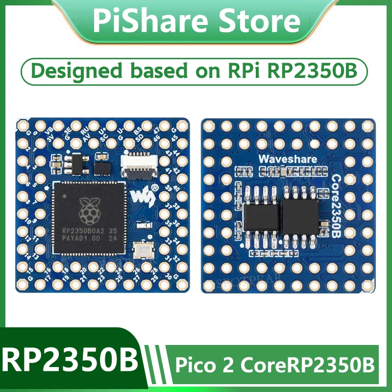 Raspberry Pi Pico 2 RP2350 Core2350B Placa central PSRAM Pico 2 RP2350