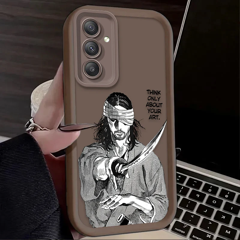 Funda japonesa Vagabond Samurai para Samsung Galaxy A54 A05 A05S A34 A24 A14 A53 A33 A23 A13 A52 A52S A22 A32 A12 A71 A51 A31 A50 - imagen 4
