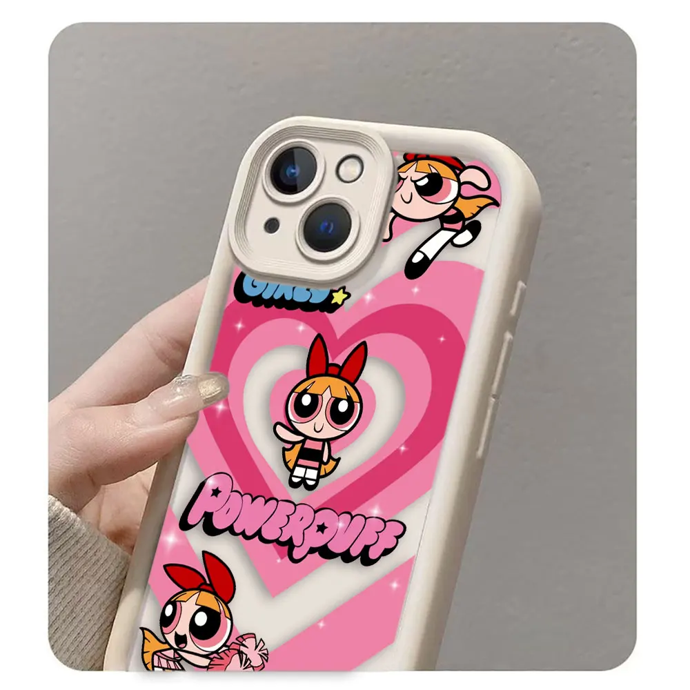 Funda de teléfono Blossom The P-Powerpuff Girls para Samsung Galaxy S25 S24 S23 S22 S21 S20 FE PLUS ULTRA 5G TPU Color Funda - imagen 5