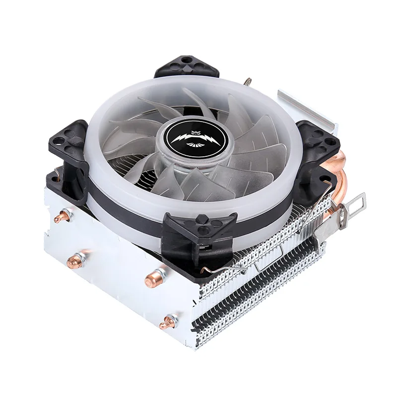 Ventilador de refrigeración de CPU de ordenador, 2 tubos de calor, adecuado para instalar LGA2011 x79 x99 e5 2066 2099 e3 AMD, disipación de calor eficiente - imagen 5