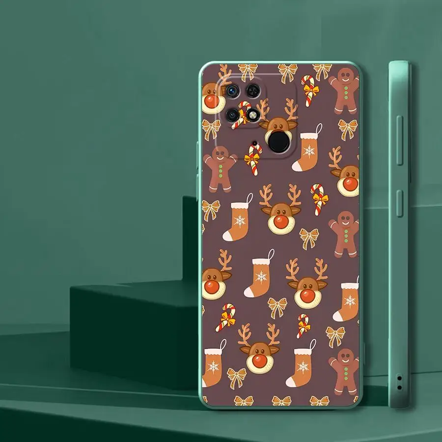 Funda de teléfono suave para Xiaomi Redmi A1 12C 10 K60 K40 13C A3x 9 8 A2 14C lindo Navidad - imagen 4