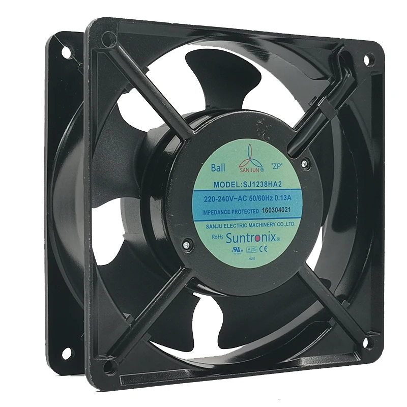 Nuevo SJ1238HA2 original Taiwán Sanju 12038 ac220v ha1 220-240V ventilador de refrigeración axial - imagen 2