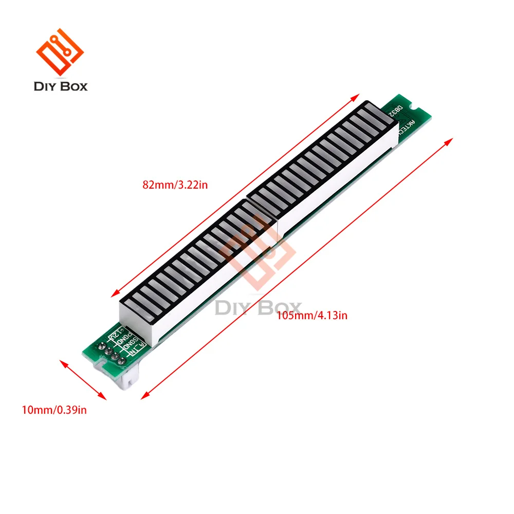 Medidor VU de 32 niveles, placa amplificadora estéreo, tablero de velocidad de luz ajustable, modo AGC, KITS DIY - imagen 5