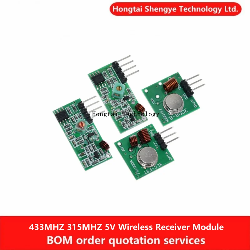Módulo receptor súper renovable de 5V/receptor inalámbrico/módulo transmisor inalámbrico 433Mhz 315MHZ - imagen 4