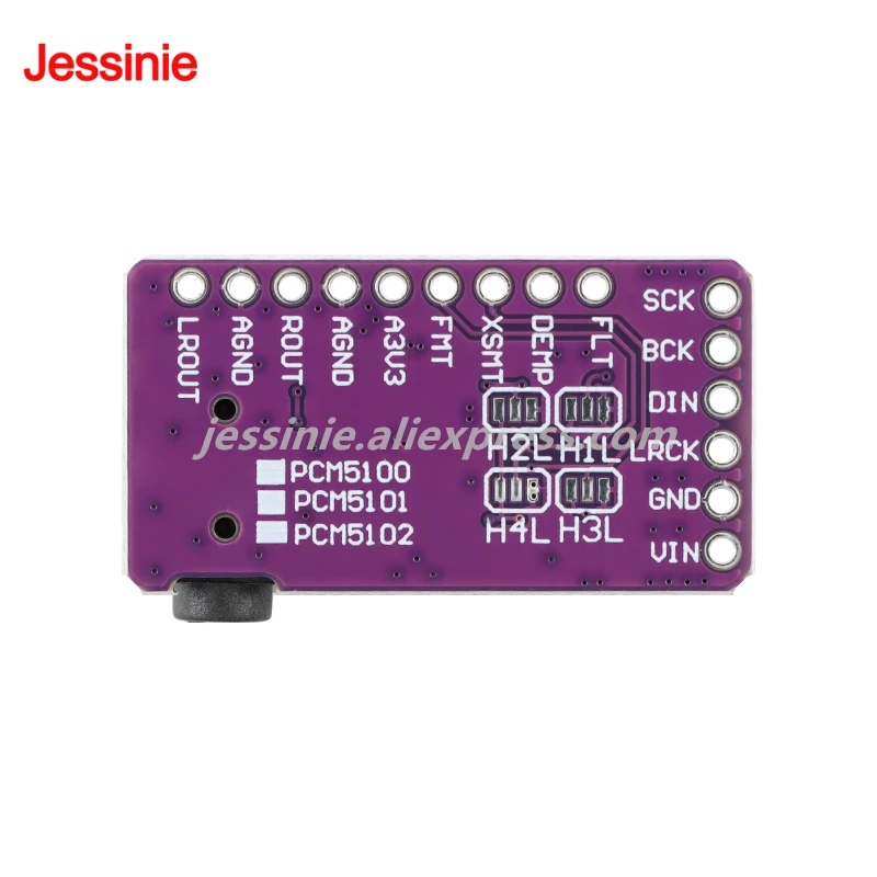 5 uds/1 ud PCM5102 PCM5102A Audio estéreo convertidor Digital a analógico placa decodificadora DAC módulo de Audio MCU PCM5100 PCM5101 - imagen 4