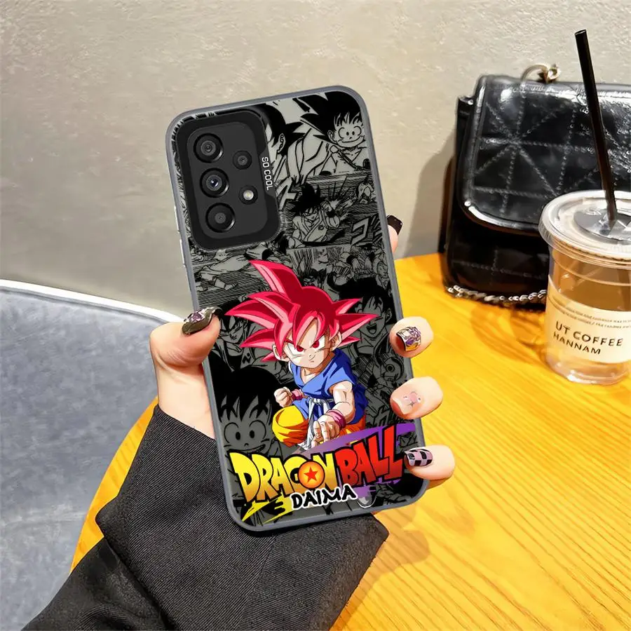 Funda para Samsung Galaxy A26 A31 A35 A24 A25 A11 A12 A32 A34 A15 A16 A36 A17 A20s A21s A23 A13 A14 funda trasera para teléfono Dragon Ball - imagen 5