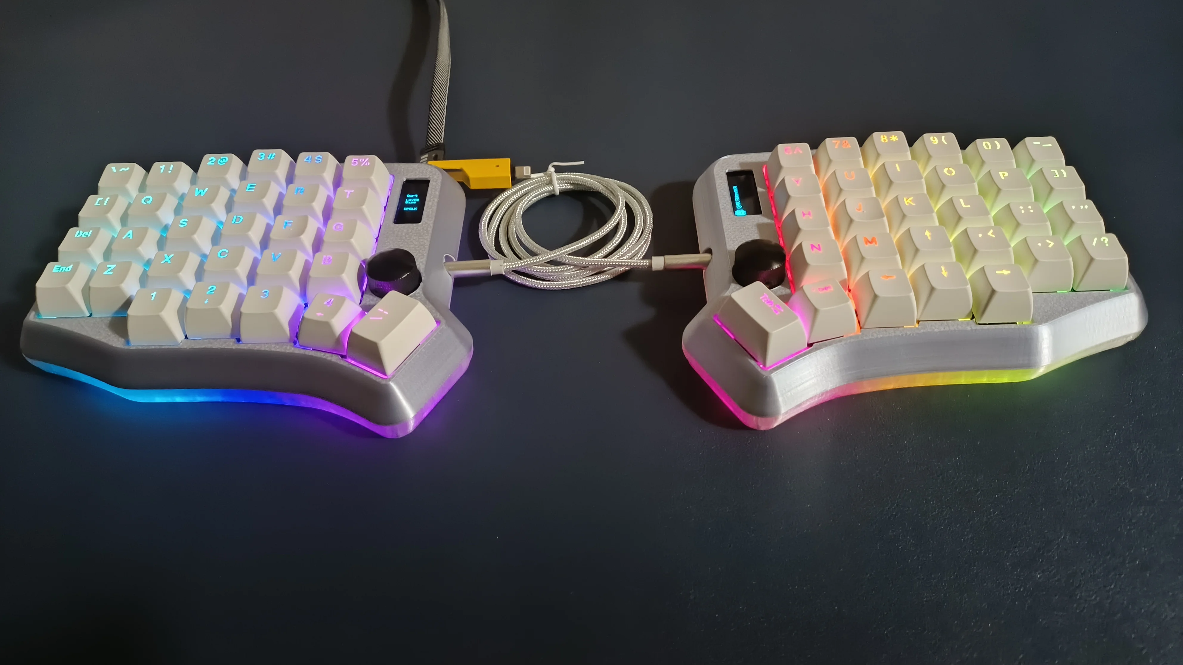 Kit PCB de teclado dividido Sofle RGB programable con cable o inalámbrico (no preconstruir) - imagen 2