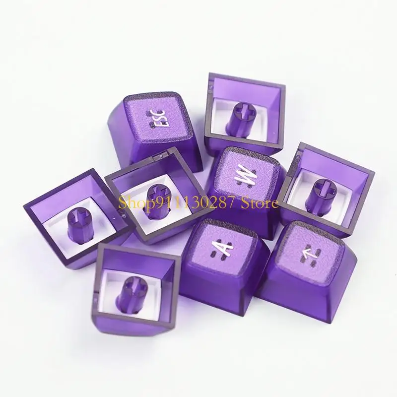 Teclas para juegos J1HC, duraderas, PBT, dirección Esc, WASD, perfil Ema, reemplazo teclas doble disparo para teclado - imagen 5