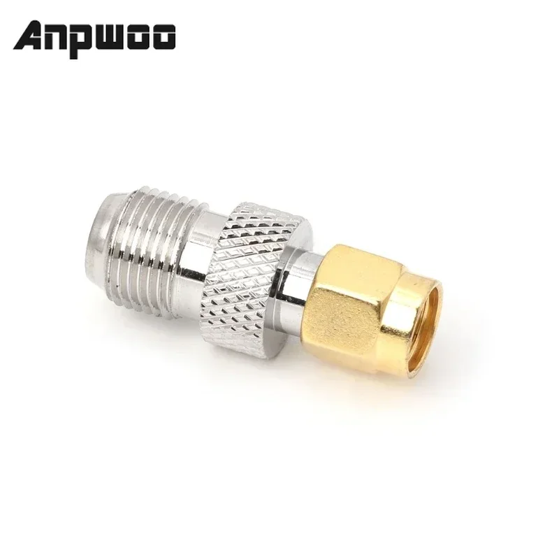 Adaptador coaxial RF F a conector SMA, conector hembra tipo F a conector hembra SMA recto