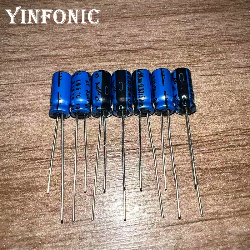 10 Uds Nichicon 50V0.33uF KT Audio serie 0,33uF/50V 5x11mm 105 ° Condensador electrolítico de audio C - imagen 3