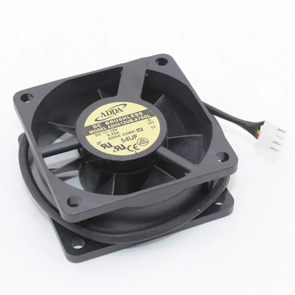 PARA ADDA AD0612UB-A76GL 60*60*25mm DC 12V 0.35A ventilador de refrigeración axial - imagen 2