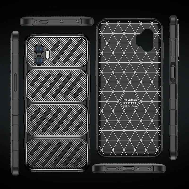 Para Samsung Galaxy XCover7 Pro Funda de silicona suave protector de parachoques Fundas protectoras traseras de teléfono para Samsung XCover 7 Pro Funda - imagen 3