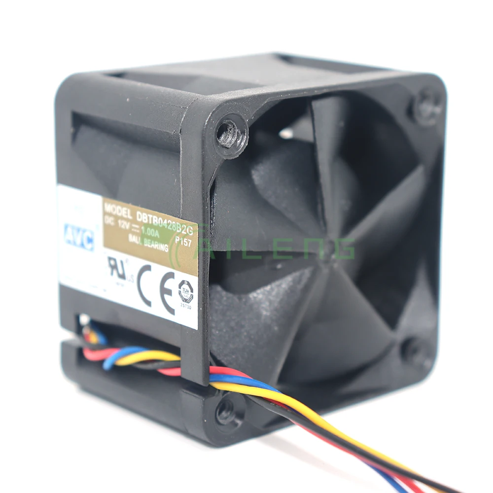 DBTB0428B2G Ventilador de bola doble para servidor DC 12V de alta velocidad de 40 mm x 28 mm |   18000RPM PWM 19,4CFM para inversor/impresora 3D/coche de carreras RC - imagen 3