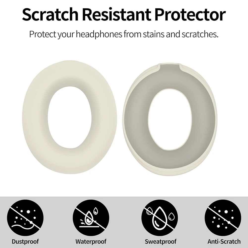 Funda de silicona para auriculares, almohadillas de repuesto para los oídos, almohadillas para los oídos, almohadillas de espuma viscoelástica para Bose QuietComfort/QuietComfort Ultra - imagen 5