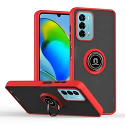 Funda Antigolpes ZTE Blade V40 Vita Translúcida con Anillo de Armadura
