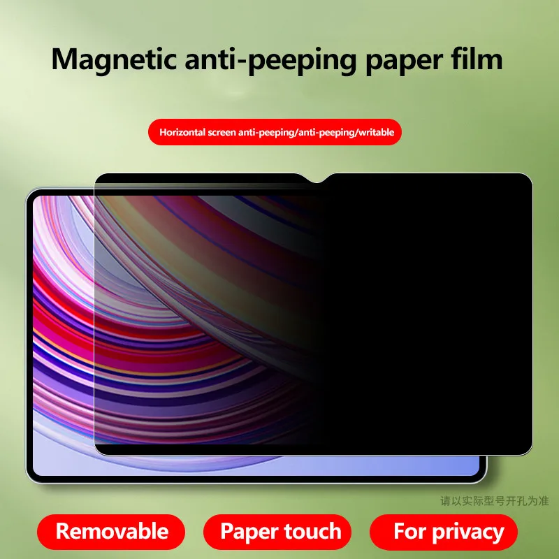 Película antiespía para Xiaomi Pad 7 7Pro 11,2 5 6 6S Pro Poco Pad 12,1 RedmiPad Pro 12,1 Pro 5G 12,1 SE 11 8,7 10,61 Protector de pantalla