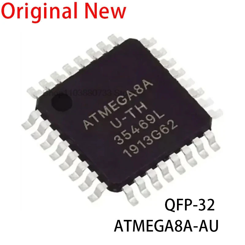 10 Uds nuevo Original ATMEGA8A ATMEGA8A-AU ATMEGA8A-AUR QFP32 microcontrolador de 8 bits AVR en Stock