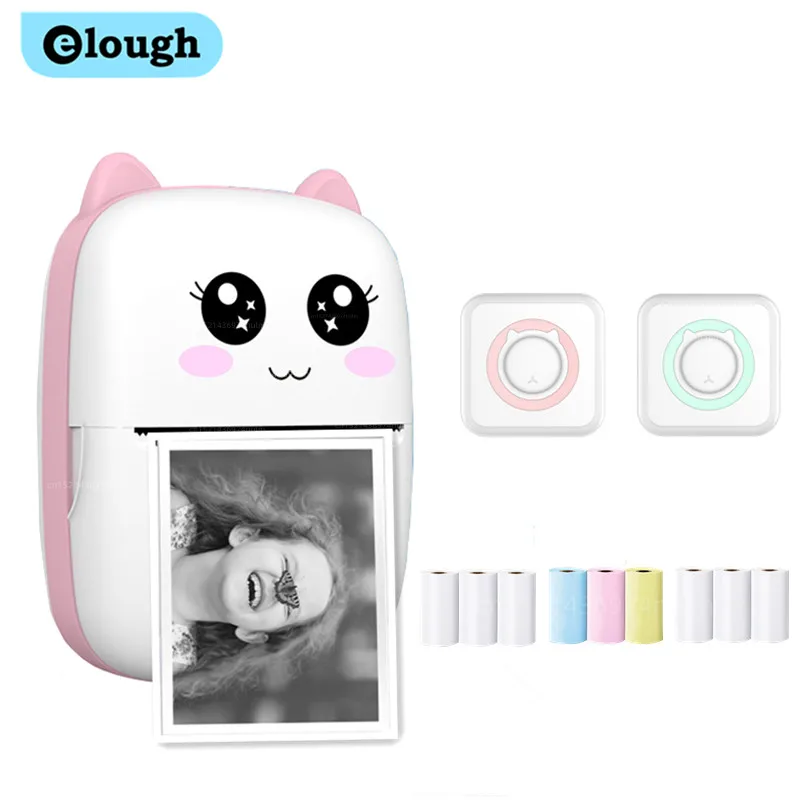 Mini impresora térmica sin tinta, máquina de impresión de etiquetas autoadhesivas de bolsillo, inalámbrica, Bluetooth - imagen 2