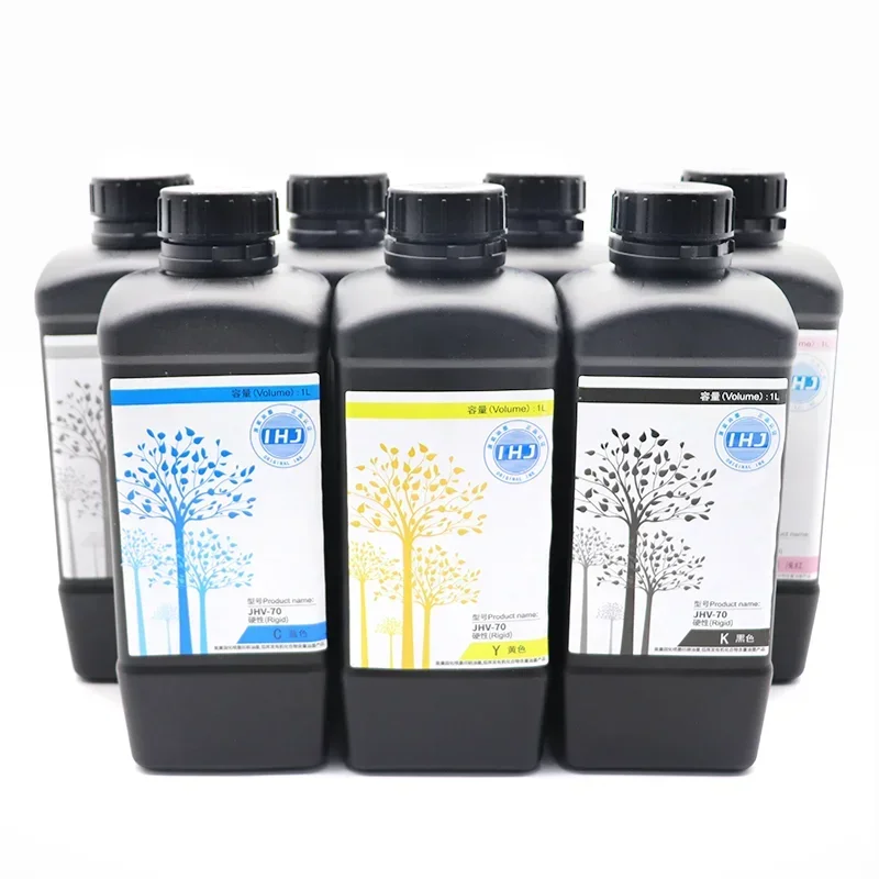 Sakata-Tinta UV Compatible con Toshiba CE4 Ricoh G4 G5 Seiko Konica 1024, cabezal de impresión de cama plana, JHV-70 de tinta suave neutra 05 80 - imagen 2