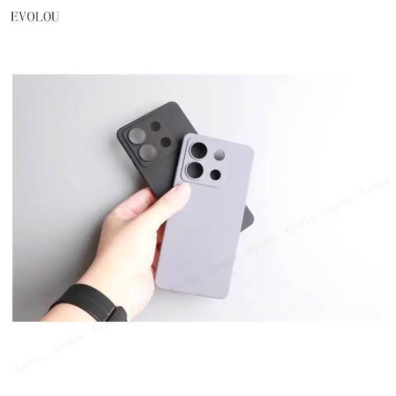 Funda de teléfono de TPU de piedra arenisca mate para Redmi Note 13 Pro Plus Note13 Pro, Protector de cámara ultrafino, funda suave de silicona a prueba de golpes - imagen 4