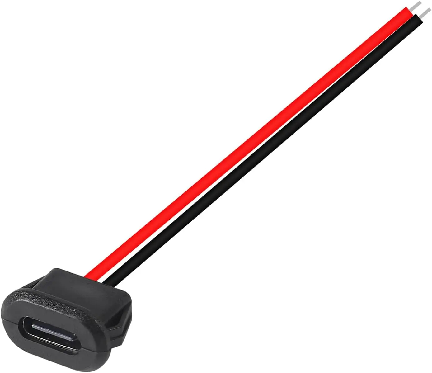 Conector USB tipo C hembra de 2 pines, resistente al agua, con enchufe hembra, puerto de carga de carga rápida, enchufe de cargador USB-C, 10 Uds. - imagen 4