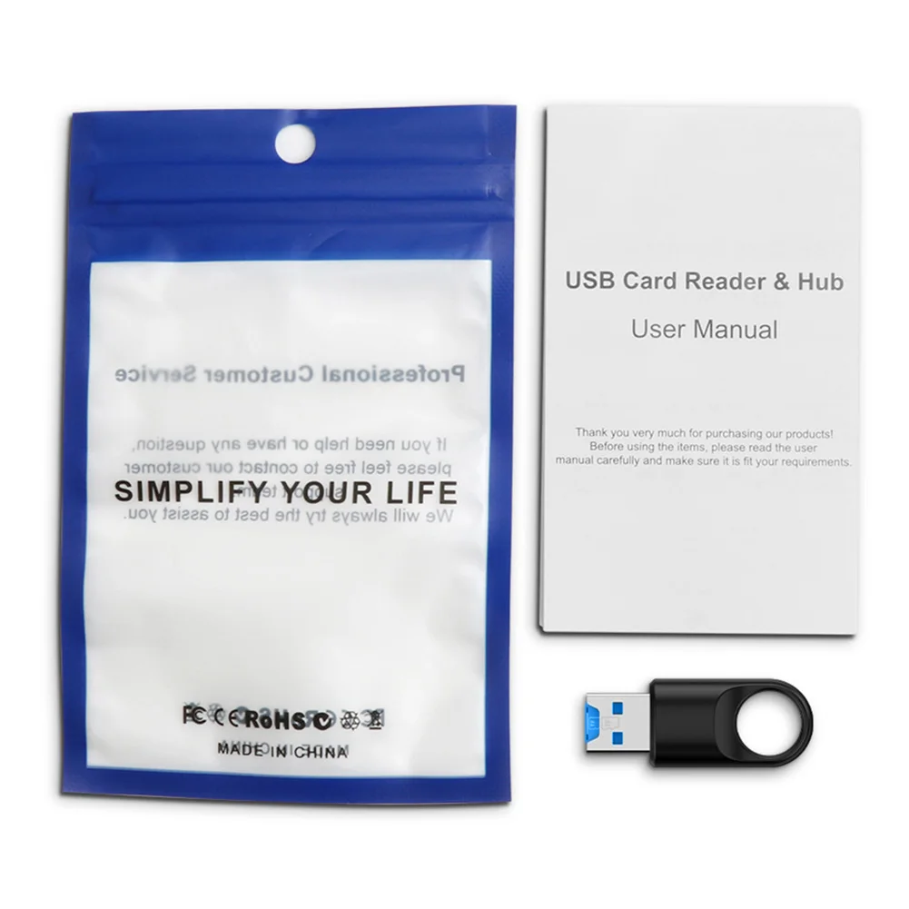 Adaptador de lector de tarjetas de memoria USB 3,0, concentrador adaptador de tarjeta de memoria Flash de alta velocidad para TF SD, PC, ordenador y portátil, 1-5 uds.