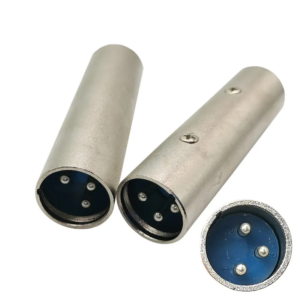 Connecteur adaptateur d'extension de micro, prise XLR mâle à mâle à 3 broches