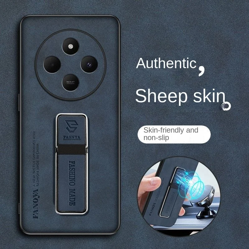 Para Tecno camon 40 pro pova 7 Spark 30 4G 40 pro plus 40c funda de cuero de oveja soporte magnético duro cubierta de teléfono a prueba de golpes - imagen 2