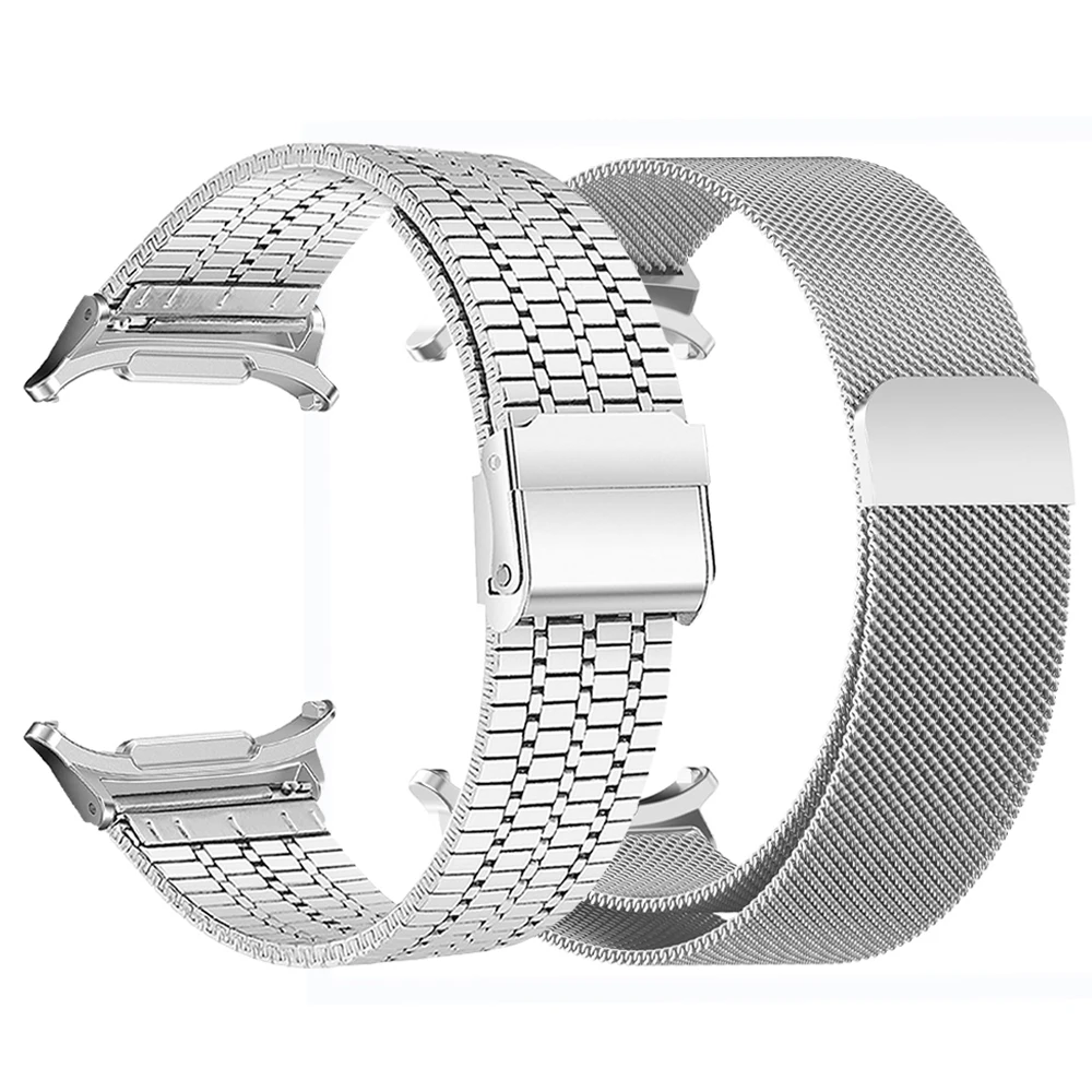 Correa de reloj de Metal para Samsung Galaxy Watch, correa de pulsera de acero inoxidable para galaxy Watch 7, Correa Ultra de 47mm para hombre y mujer