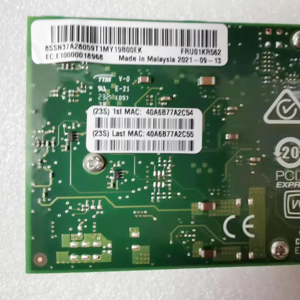 XXV710-DA2 10G/25Gb Tarjeta de red óptica de doble puerto 10G 01KR562 J57972 - imagen 4