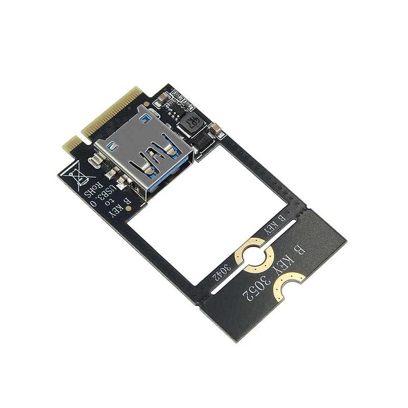 Placa adaptadora M.2 B-KEY toT Dual TF, llave M.2 B, tarjeta de red WWAN 4G a USB3.0 tipo C, tarjeta de expansión de 5Gbps para 3042 3052 - imagen 3