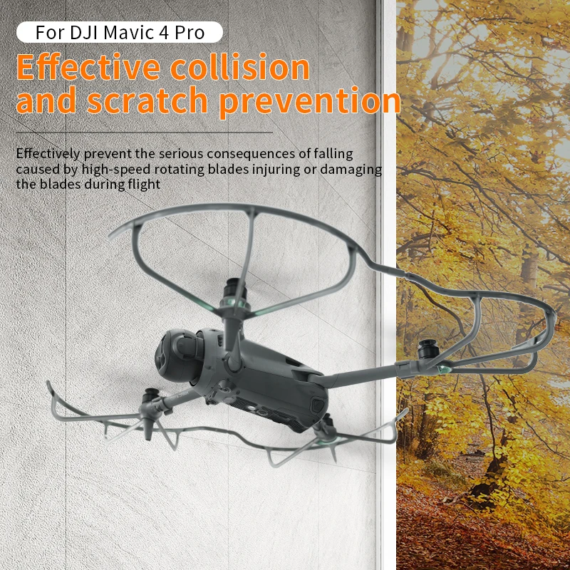 Para DJI MAVIC 4 Pro cubierta protectora de hoja de hélice hoja antiarañazos anillo Protector anticolisión accesorios para drones - imagen 3