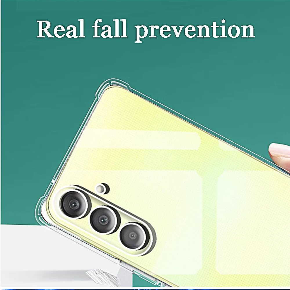 Funda de teléfono a prueba de golpes para Samsung Galaxy A25 5g 6,5 "A 25 Samsunga25 transparente silicona transparente parachoques suave TPU contraportada - imagen 5