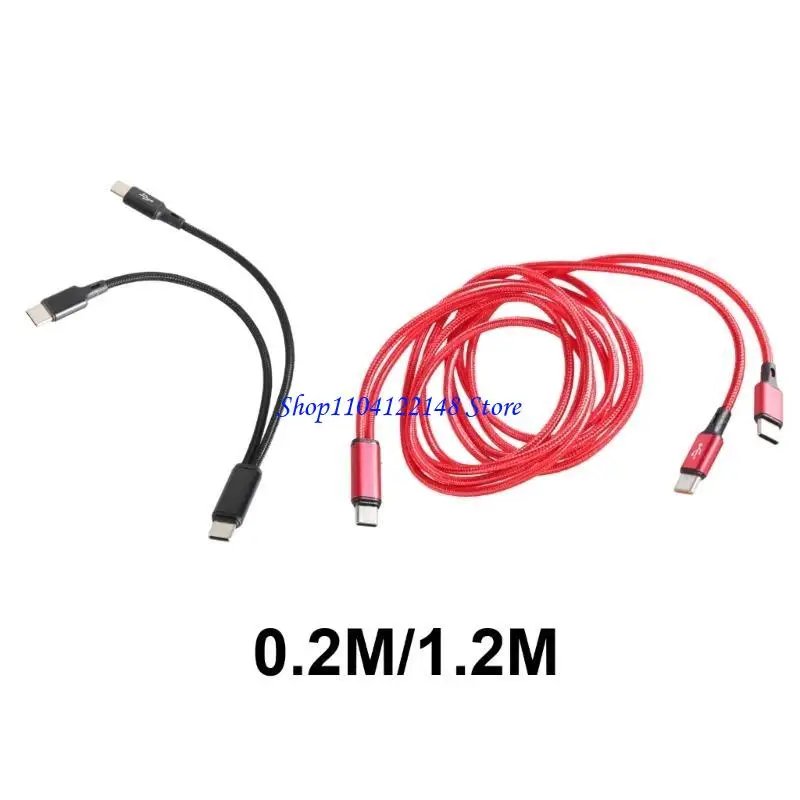 P9FA Fast Velocidad 2 Salida USB C Cable datos carga para gestión eficiente dispositivos - imagen 2