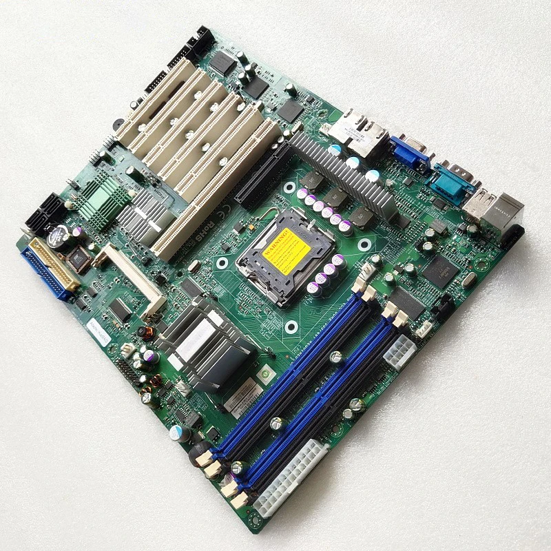 Placa base de servidor de equipo industrial LGA775 3010 compatible con Intel Xeon serie 3200/3000 PDSMA+ - imagen 4