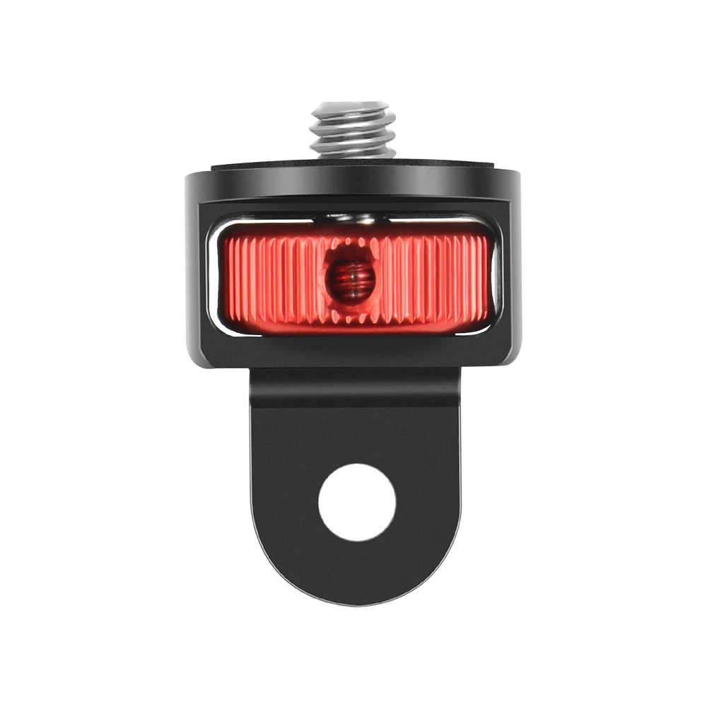 Adaptador de conversión CNC de montaje de adaptador de mini trípode de cámara de aluminio para 10 9 Insta360 y otros accesorios estándar 1/4 - imagen 4