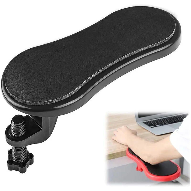 Reposabrazos de ordenador para escritorio, soporte de reposamuñecas ergonómico ajustable para teclado, extensor de reposabrazos, soporte giratorio para alfombrilla de ratón