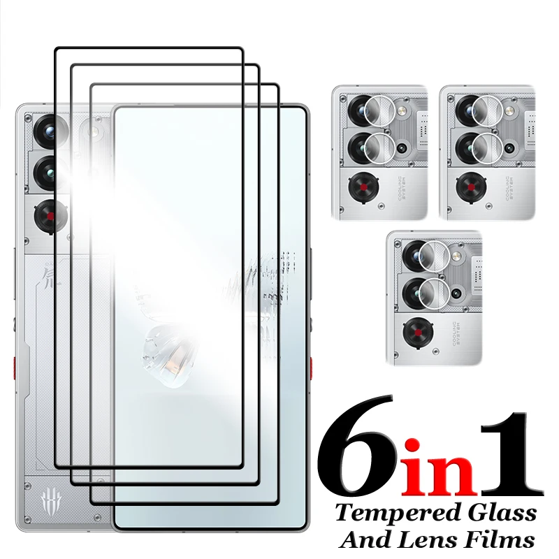 Para Nubia Red Magic 10 Pro + vidrio para Red Magic 10 Pro vidrio templado 2.5D cubierta completa HD Protector de pantalla para Red Magic 10 Pro + - imagen 2