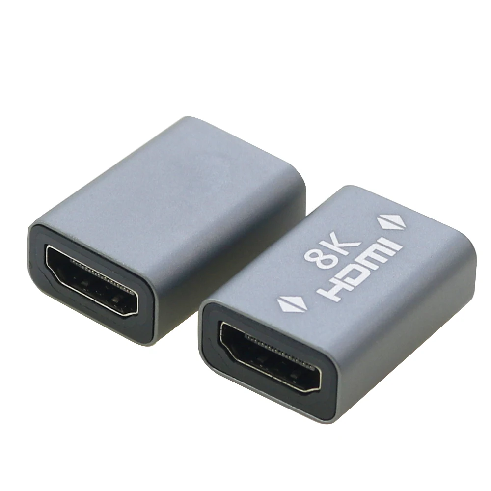 Conector de Cable de extensión hembra a hembra, acoplador Compatible con HDMI, 8K, 1 piezas, para PS5, Roku Stick, Monitor HD 2,1 - imagen 5