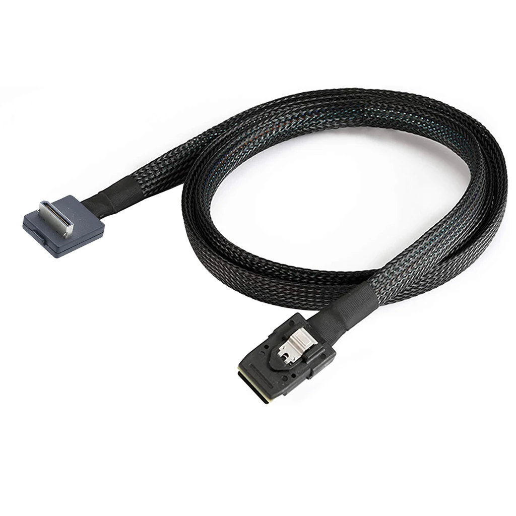 Para PCIe Oculink SFF 8611 4I a Mini SAS SFF-8087 Cable de servidor extensión de datos macho a macho Cable de transferencia de datos - imagen 4