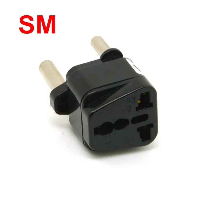 Universal Reino Unido EE. UU. Europa AU RU a Ture Sudáfrica grande 15A 250V 3 pines viaje AC enchufe adaptador tipo M enchufe - imagen 3