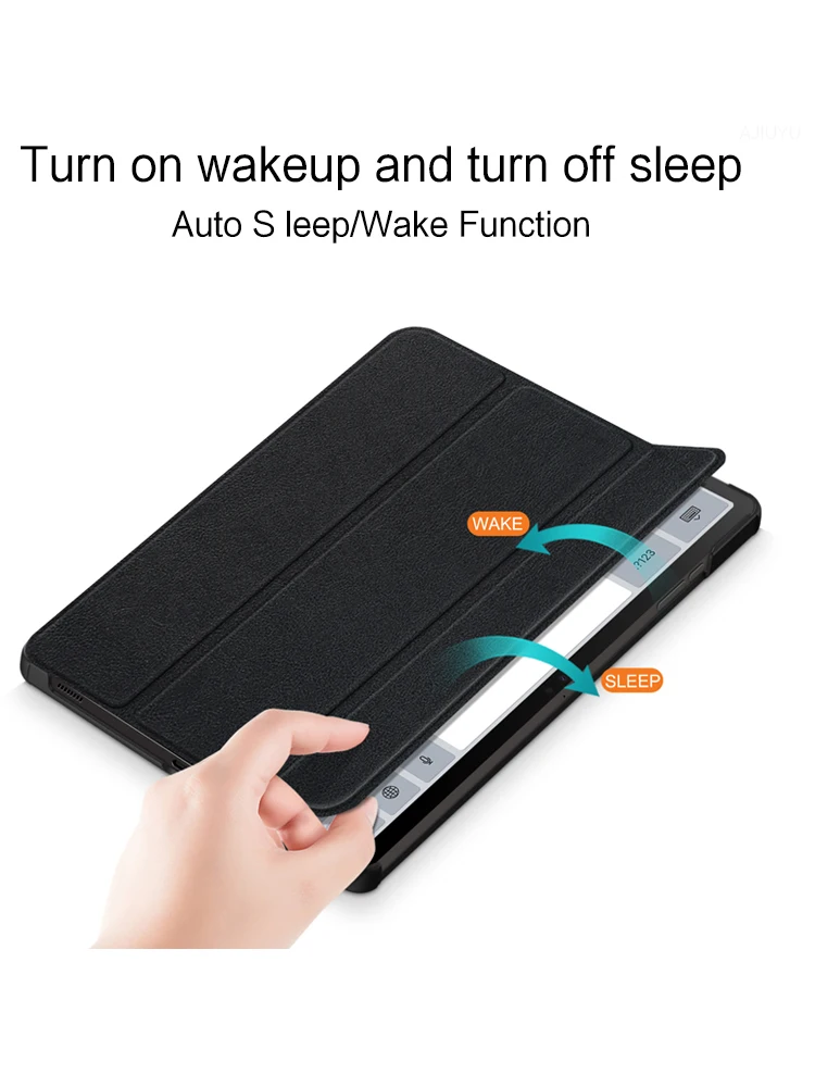 Funda HUWEI para Samsung Galaxy Tab S9 FE Plus 12,4 "SM-X610 SM-X616B X616 funda con soporte abatible para Tab S9 FE 2023 funda inteligente para tableta - imagen 3
