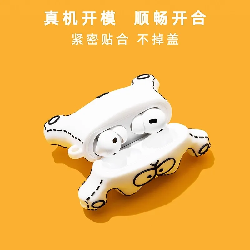 Line Cat para Airpods 1 2 3 4 Pro Pro 2 Pro 3 funda de silicona para auriculares accesorios cubierta - imagen 5