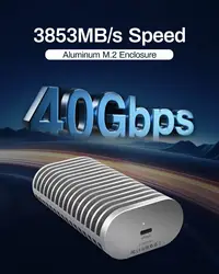 TerraMaster D1 SSD Plus: Caja para SSD NVMe M.2 de 40 Gbps