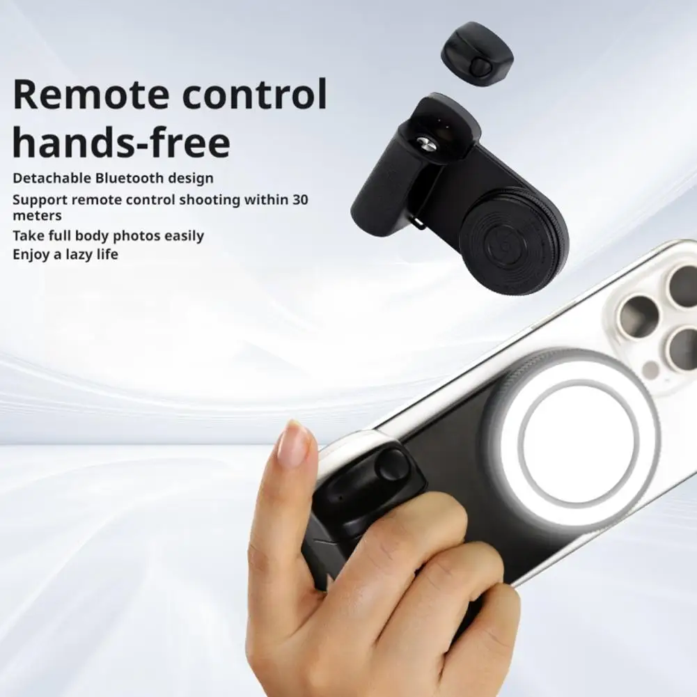 Luz para selfies para teléfono móvil, ayuda para disparar Bluetooth, luz de relleno para grabación de vídeo en vivo, accesorios de luz para selfies para móvil - imagen 5